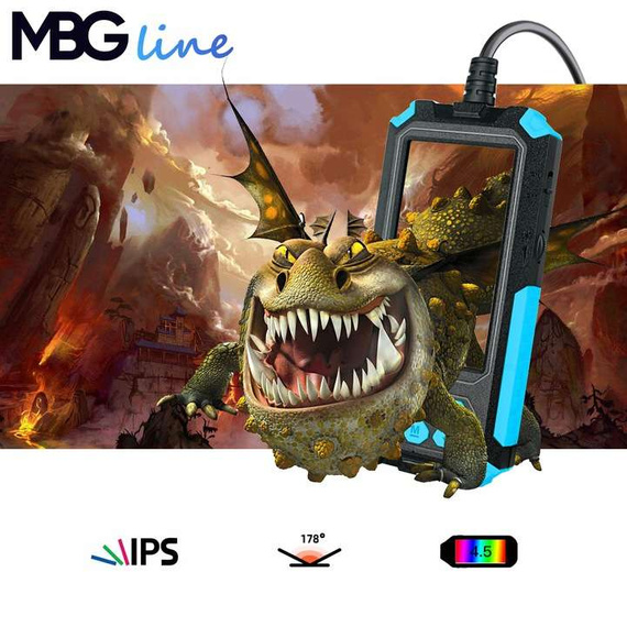 Kamera endoskopowa inspekcyjna z podwójną kamerą MBG Line 5m 2xFull HD