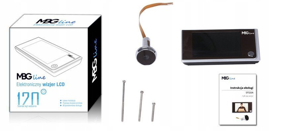 Bezprzewodowy wizjer LCD 3,5"