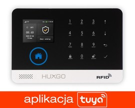 Bezprzewodowa centrala alarmowa GSM + WiFi z aplikacją TUYA SMART, HUXGO - HXA003 2G