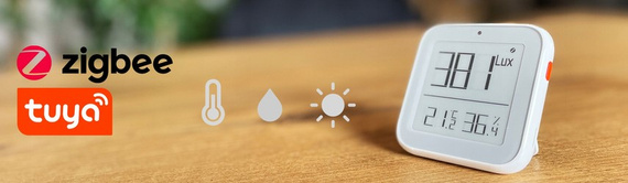 Czujnik temperatury światła wilgotność TUYA ZIGBEE system inteligentnego domu