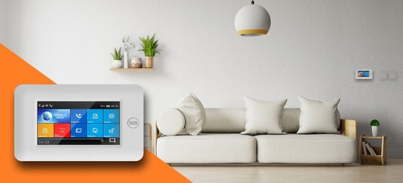 Bezprzewodowy alarm GSM + WiFi HXA006 2G z aplikacją TUYA SMART - C1 + syrena bezprzewodowa