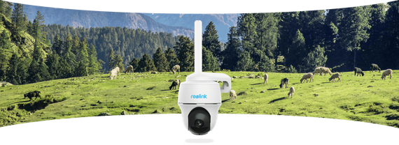 Kamera GSM LTE 4G obrotowa GO PT PLUS - monitoring zewnętrzny REOLINK+ Panel SOLARNY