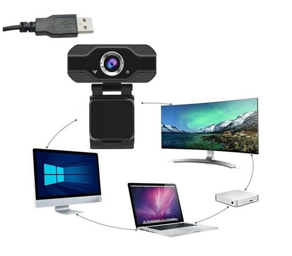 Kamera internetowa Full HD 1080p z mikrofonem