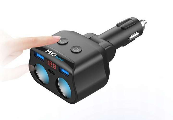 Rozdzielacz gniazda zapalniczki 12-24V 4xUSB