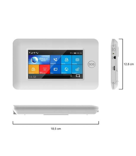 Bezprzewodowy alarm GSM + WiFi M106