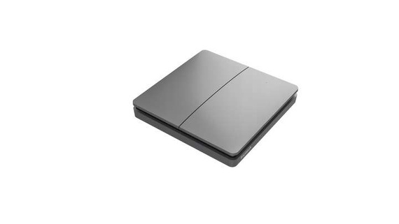 Bezbateryjny, bezprzewodowy włącznik światła LINBELL K9W1 szary