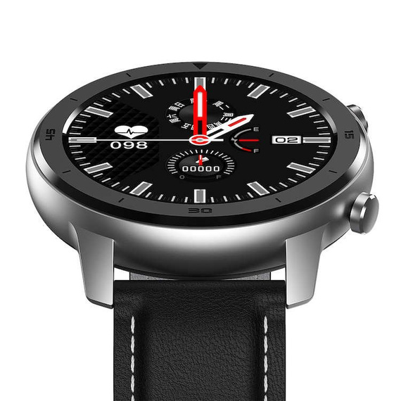Smartwatch DT78 - inteligentny zegarek, czarno-czerwony
