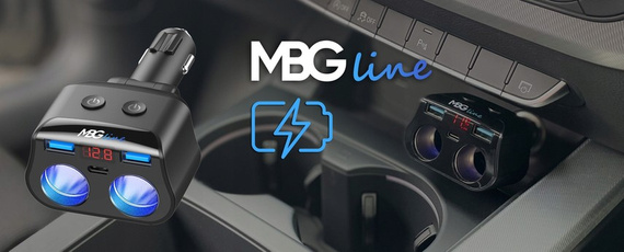 Rozdzielacz gniazda zapalniczki 12-24V 4xUSB