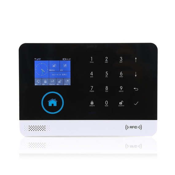Bezprzewodowy alarm GSM + WiFi HXA003 2G z aplikacją TUYA SMART - C5 + syrena bezprzewodowa