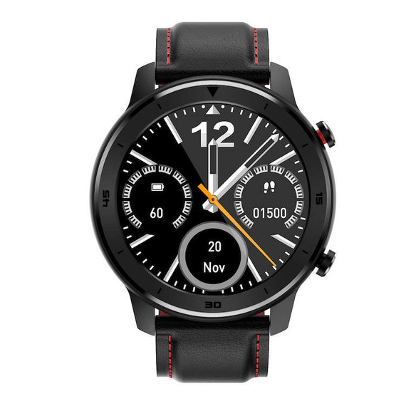 Smartwatch DT78 - inteligentny zegarek, czarno-czerwony