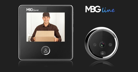 Bezprzewodowy wizjer LCD 2.8" z dzwonkiem i kamerą