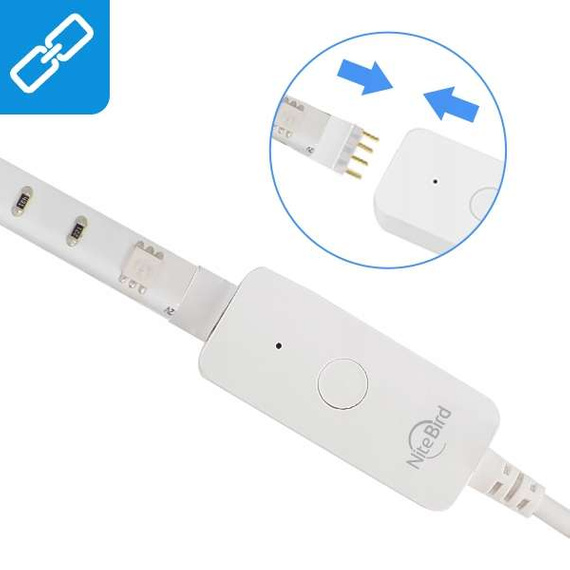 Taśma LED WiFi zdalne sterowanie, pasek 5m RGB, aplikacja TUYA SMART