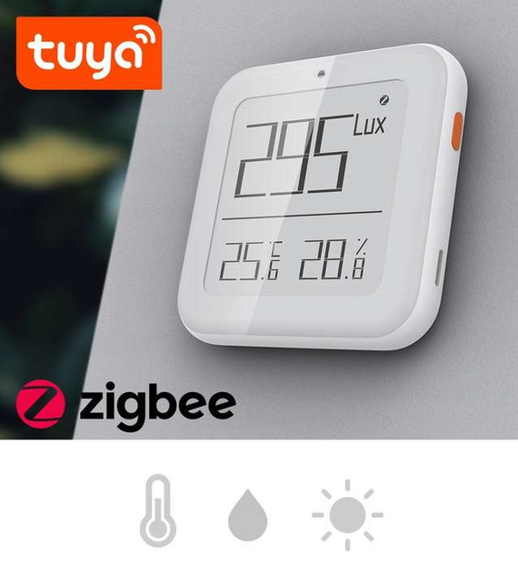 Czujnik temperatury światła wilgotność TUYA ZIGBEE system inteligentnego domu