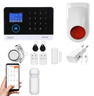 Bezprzewodowy alarm GSM + WiFi HXA003 2G z aplikacją TUYA SMART - C1 + syrena bezprzewodowa
