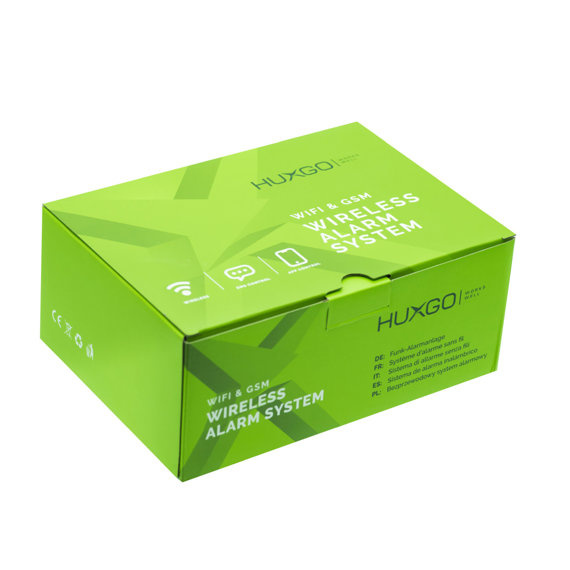 Bezprzewodowa centrala alarmowa GSM + WiFi z aplikacją TUYA SMART, HUXGO - HXA003 2G