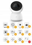 Kamera IP XIAOMI IMILAB - elektroniczna niania, monitoring CMSXJ19E 2K 1296p + karta 64GB