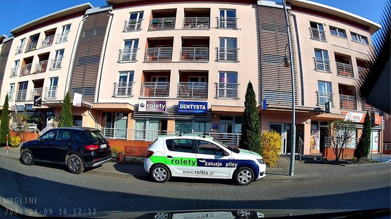 Rejestrator trasy - kamera + lusterko MBG Line HS900Pro