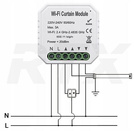 Inteligentny dopuszkowy sterownik rolet RTX CRT pod aplikację Tuya