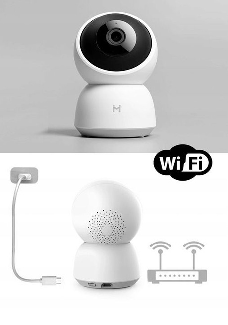 Kamera IP XIAOMI IMILAB - elektroniczna niania, monitoring CMSXJ19E 2K 1296p + karta 64GB