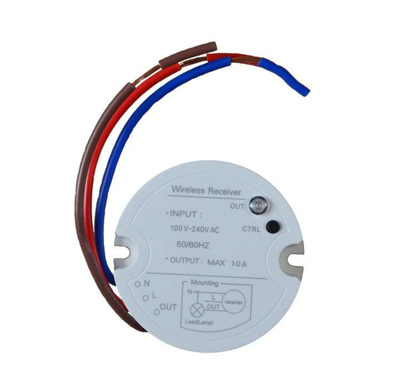 Bezbateryjny, bezprzewodowy włącznik światła LINBEL (K4RW1 + R2)