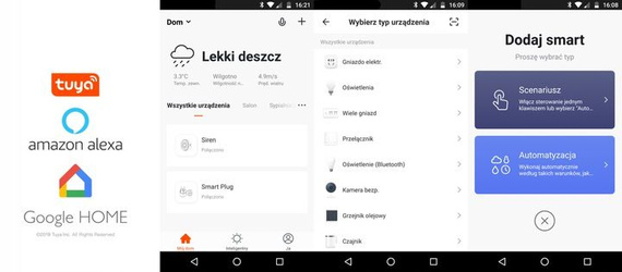 Kamera zewnętrzna RTX21AI - monitoring SmartCam - aplikacja TUYA SMART