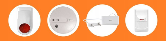 Bezprzewodowy alarm GSM + WiFi M106