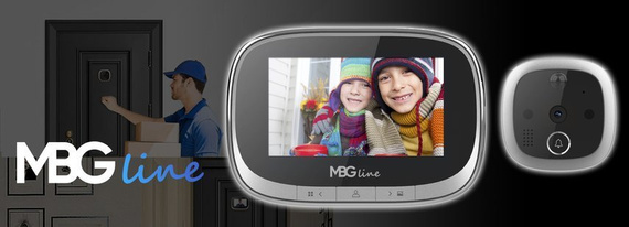 Wizjer LCD 4.3" z dzwonkiem i czujnikiem ruchu