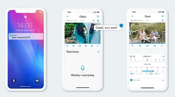 Kamera GSM LTE 4G obrotowa GO PT PLUS - monitoring zewnętrzny REOLINK+ Panel SOLARNY