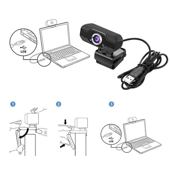 Kamera internetowa Full HD 1080p z mikrofonem