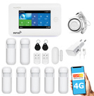 Bezprzewodowy alarm GSM + WiFi HXA006 4G LTE z aplikacją TUYA SMART - C7