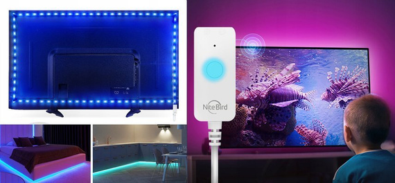 Taśma LED WiFi zdalne sterowanie, pasek 5m RGB, aplikacja TUYA SMART