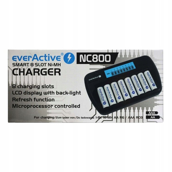 Ładowarka everActive NC-800