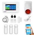 Bezprzewodowy alarm GSM + WiFi HXA006 4G LTE z aplikacją TUYA SMART - C3 + syrena bezprzewodowa