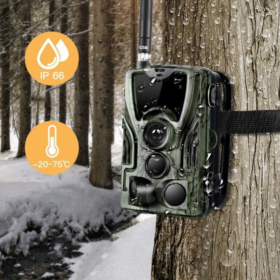 Fotopułapka GSM, kamera leśna HC801M