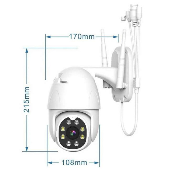 Kamera zewnętrzna RTX33AI - monitoring SmartCam - aplikacja TUYA SMART