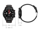 Smartwatch DT78 - inteligentny zegarek, czarno-czerwony