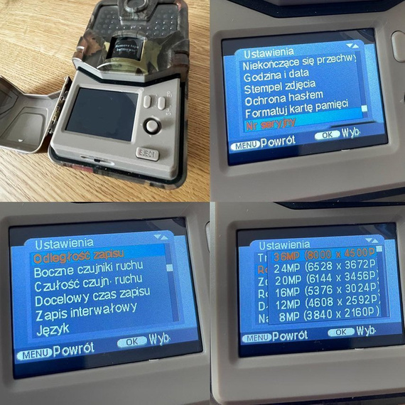 Fotopułapka HC900A - kamera leśna 36Mpx 44IR