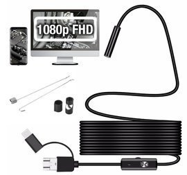 Inspekcyjna kamera endoskopowa 8 mm AN97 5m Full HD USB 